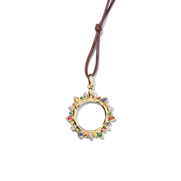 Tamara Comolli SIGNATURE Anhänger Sun 'Candy' Large (Ref: P-SIG-Sun-l-Can-yg)