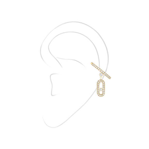 Messika Einzelner Move Uno Quaste Ohrclip  (Ref: 11162-YG)