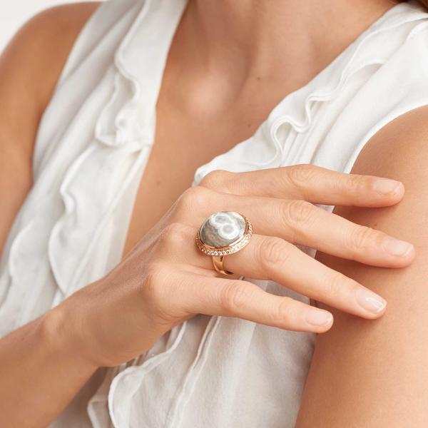 Tamara Comolli OCEAN JASPER Ring Small (Ref: R-OJ-s-pD-rg)