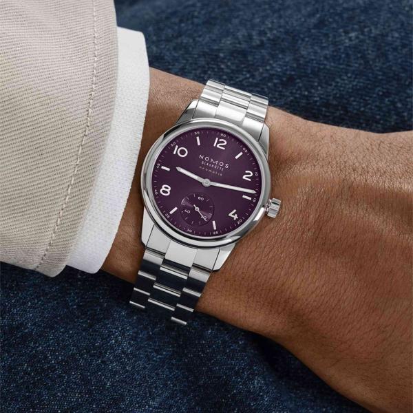NOMOS Glashütte Club Sport Neomatik 34 Purple (Ref: 757.SB)