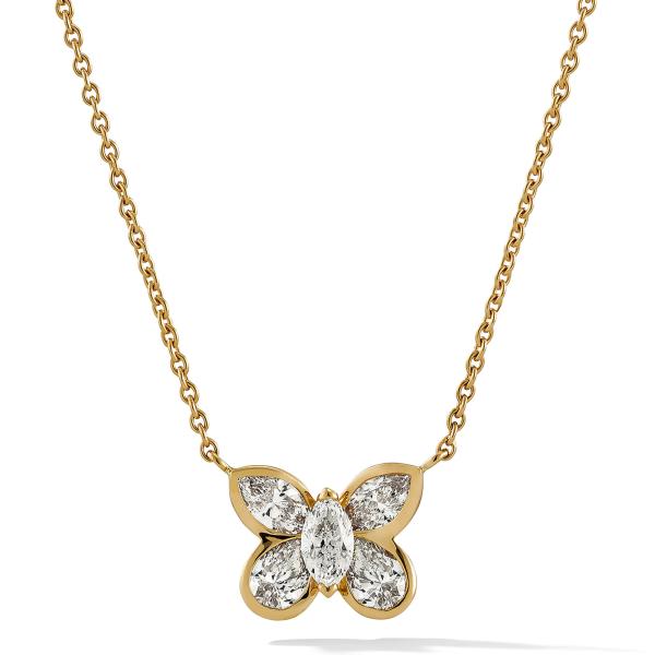H. D. Krieger Butterfly Anhänger mit Kette (Ref: 111.2381.14.6)