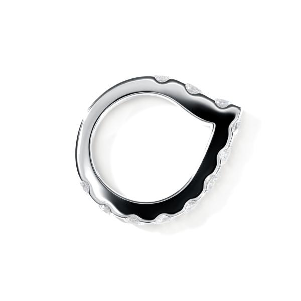 Tamara Comolli SIGNATURE Drop Memoire Classic Ring (Ref: R-Dr-Mem-11-Cl-wg)