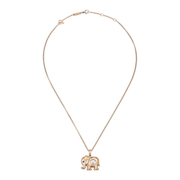 Chopard Happy Diamonds Elefant Anhänger mit Halskette (Ref: 79A189-5001)