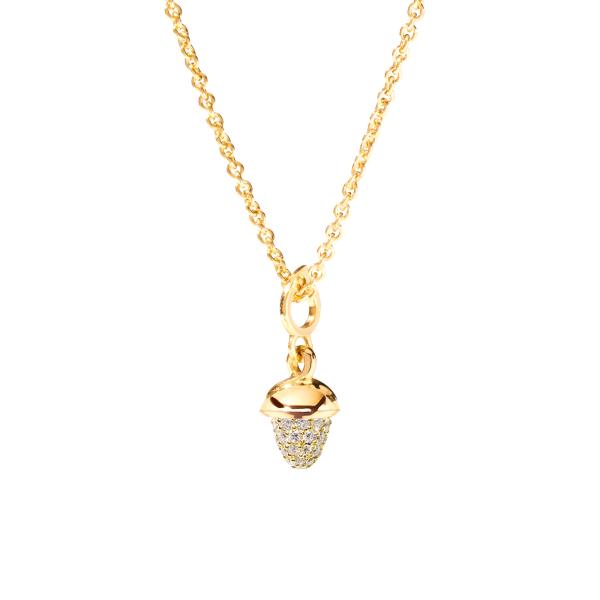 Tamara Comolli MiniMIKADO Anhänger mit Diamant Pavé (Ref: P-mMC-p-yg)