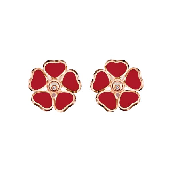 Chopard Happy Hearts Flowers Ohrringe (Ref: 84A085-5811)