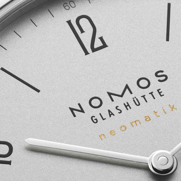 NOMOS Glashütte Tangente neomatik 39 platingrau (Ref: 144)