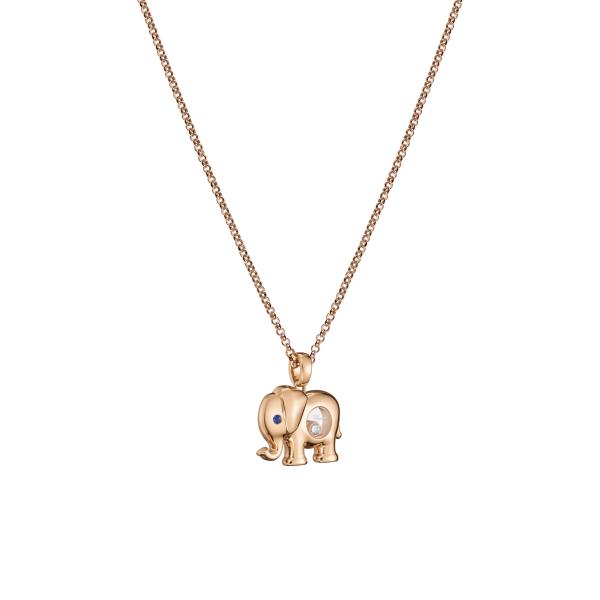 Chopard Happy Diamonds Elefant Anhänger mit Halskette (Ref: 79A189-5001)