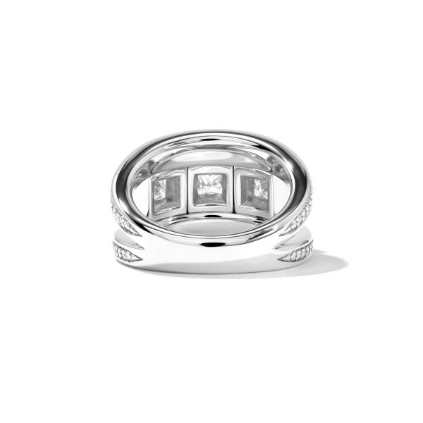 Tamara Comolli CURRICULUM VITAE Ring 3 mit Diamant Pavé small (Ref: R-CV3-s-Pr-p-wg)