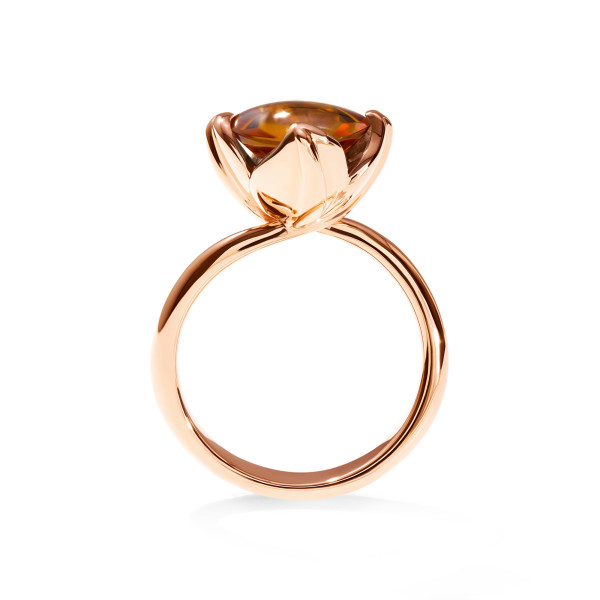 Tamara Comolli TULIP Ring Small mit Citrin (Ref: R-TUL-s-Cit-rg)