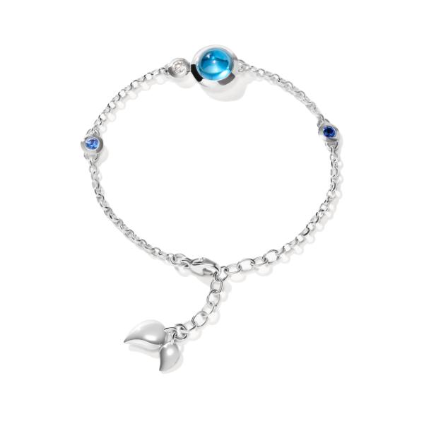 Tamara Comolli BOUTON Armband Mini Chain 'Ocean' small/medium (Ref: B-BOU-c-Oce-sm-wg)