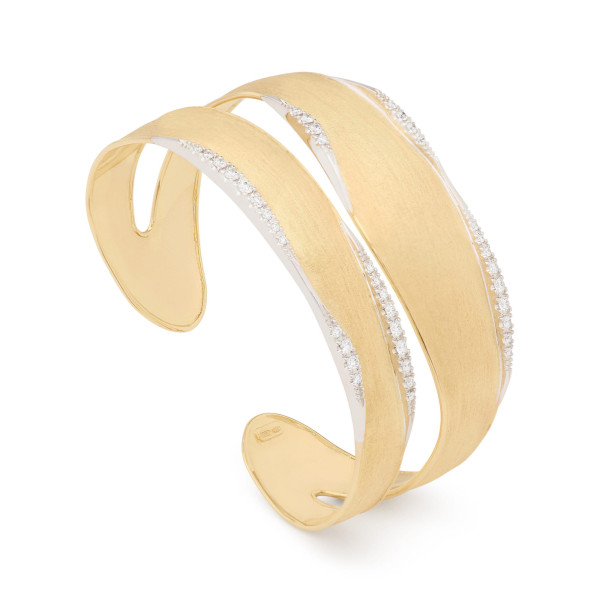 Marco Bicego Lunaria Diamonds Armreif (Ref: SB126 B YW)