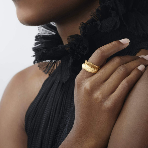 Ole Lynggaard Copenhagen Leaves Ring Mittel (Ref: A3009-401)