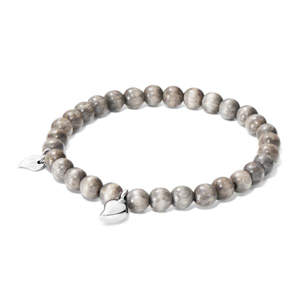 Tamara Comolli INDIA Drop Armband small Greywood (Ref: B-IND-GW-Dr-s-wg)