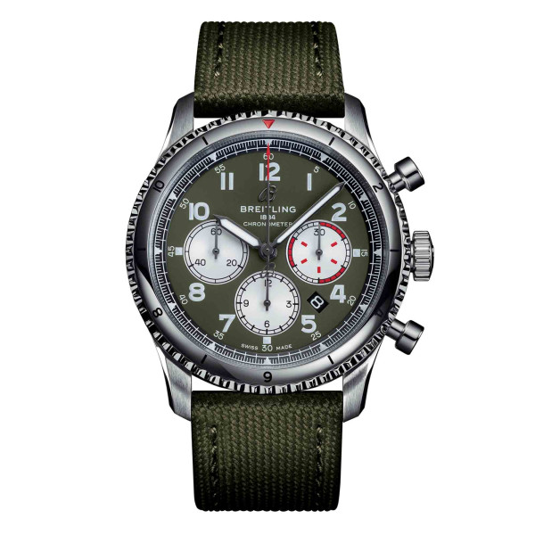 Breitling Aviator 8 B01 Chronograph 43 Curtiss Warhawk (Ref: AB01192A1L1X2)