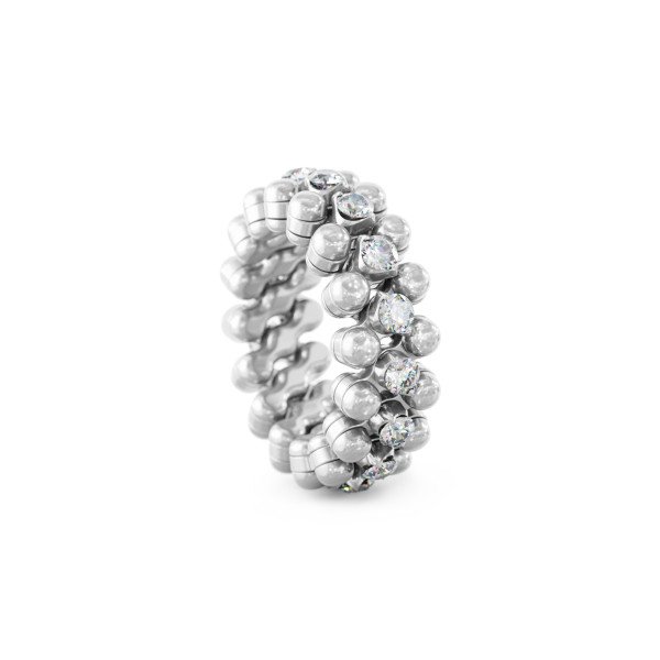 Serafino Consoli Brevetto Multi-Size Ring (Ref: RMS 3M7 WG WD)