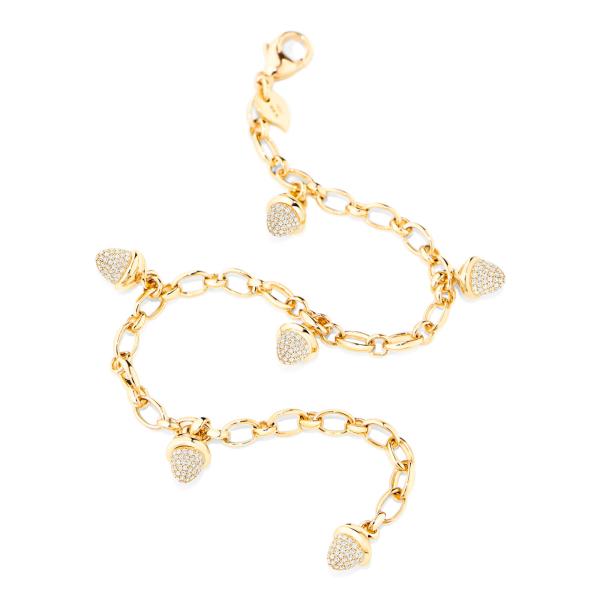 Tamara Comolli MIKADO Charm Diamant Pavé Armband (Ref: B-MC-Ch-p-yg)