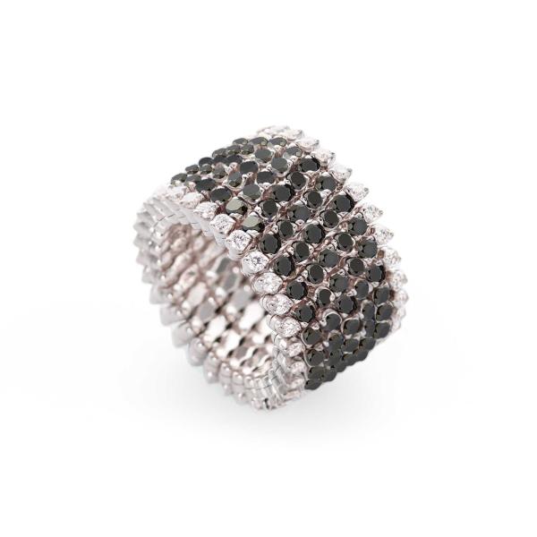 Serafino Consoli Brevetto Multi-Size Ring (Ref: S.RB 7F2 WG WD BD)