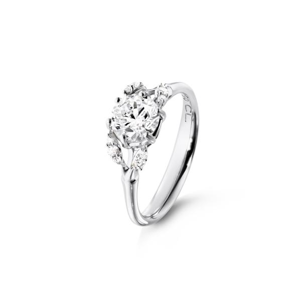 Ole Lynggaard Copenhagen Winter Frost Solitaire Ring (Ref: A2781-542)