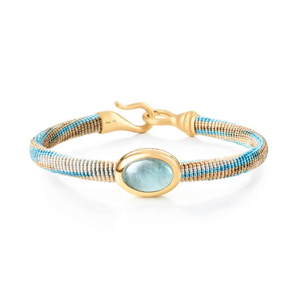 Ole Lynggaard Copenhagen Life Armband mit Aquamarin (Ref: A2955-405)