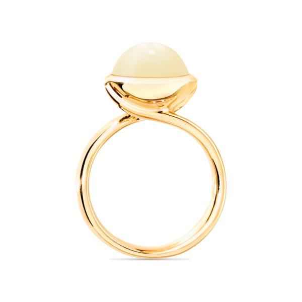 Tamara Comolli BOUTON Ring large Sand Mondstein (Ref: R-BOU-l-MoSa-yg)