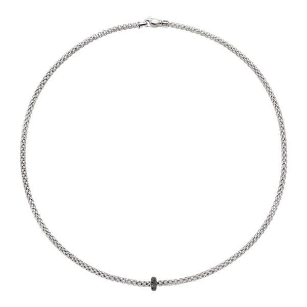 FOPE Prima Halskette mit schwarzen Diamanten (Ref: 74508CX_BN_B_X1X_043)