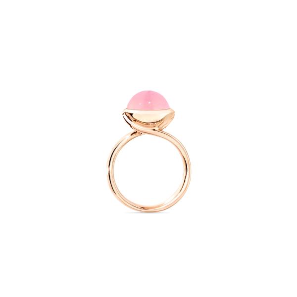 Tamara Comolli BOUTON Ring large pinker Chalcedon (Ref: R-BOU-l-ChPi-rg)
