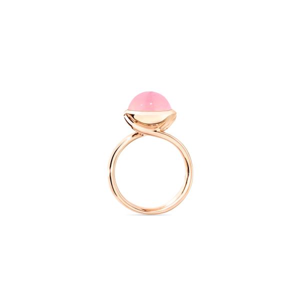 Tamara Comolli BOUTON Ring large pinker Chalcedon (Ref: R-BOU-l-ChPi-rg)