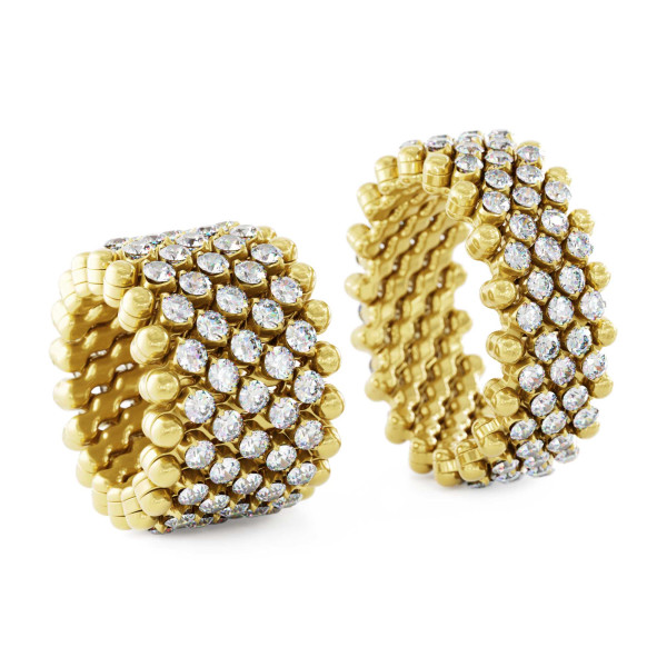 Serafino Consoli Brevetto Multi-Size Ring (Ref: RMS 7M4 YG WD)