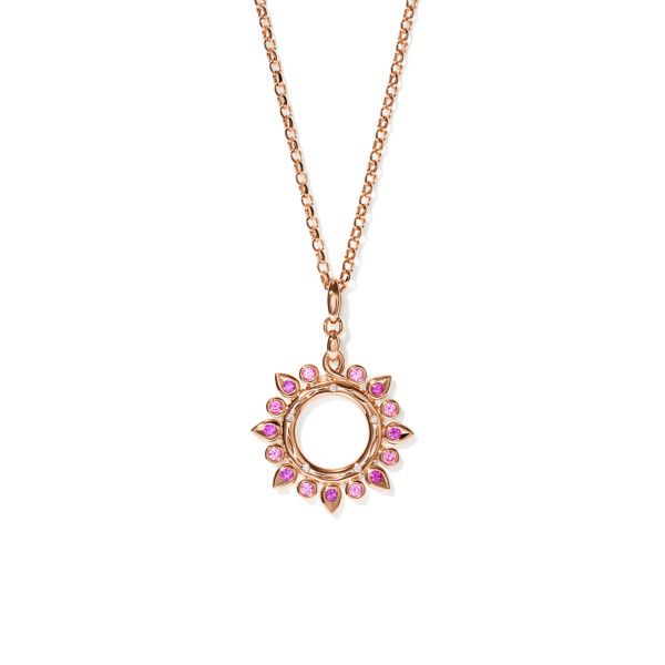 Tamara Comolli SIGNATURE Anhänger Sun 'Blush' Small (Ref: P-SIG-Sun-s-Blu-rg)