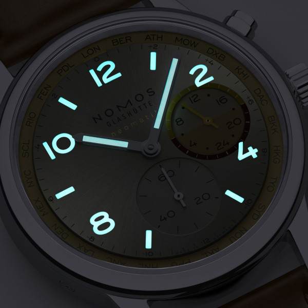 NOMOS Glashütte Club Sport Neomatik Worldtimer Reverie (Ref: 790.S11)