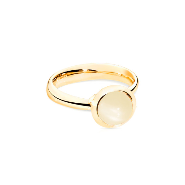 Tamara Comolli BOUTON Ring Small mit Mondstein (Ref: R-BOU-s-MoSa-yg)