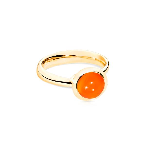 Tamara Comolli BOUTON Ring small Karneol (Ref: R-BOU-s-Carn-yg)