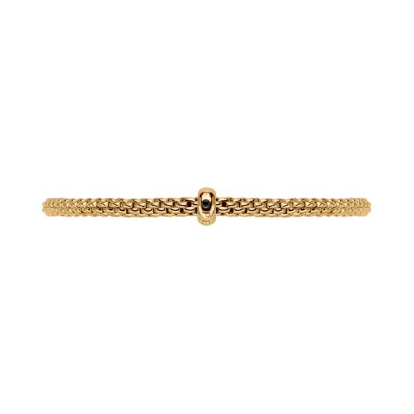 FOPE Prima Flex'it Armband mit schwarzen Brillanten (Ref: 01M08BX_BN_G_XGX_0XS)