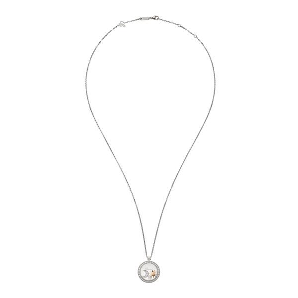 Chopard Happy Sun, Moon and Stars Halskette mit Anhänger (Ref: 799434-1401)