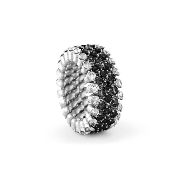 Serafino Consoli Brevetto Multi-Size Ring (Ref: RMS 5F2 WG WD BD)