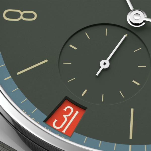 NOMOS Glashütte Tangente 38 Datum Lakritze  (Ref: 179.S18)