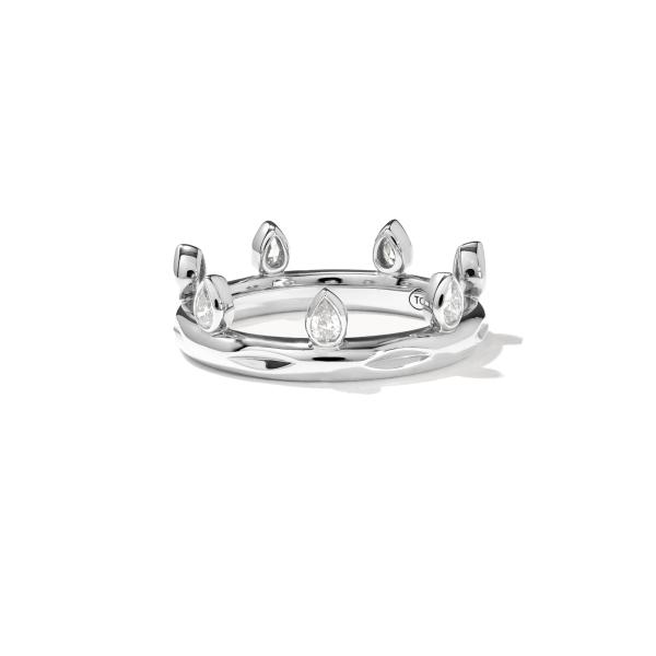 Tamara Comolli GYPSY Ring Crown Drop Cut Classic (Ref: R-Gyp-C-Dr-Cl-wg)