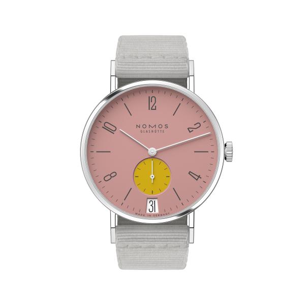 NOMOS Glashütte Tangente 38 Datum Bubblegum  (Ref: 179.S7)