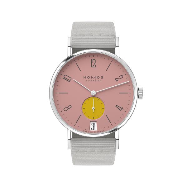 NOMOS Glashütte Tangente 38 Datum Bubblegum  (Ref: 179.S7)