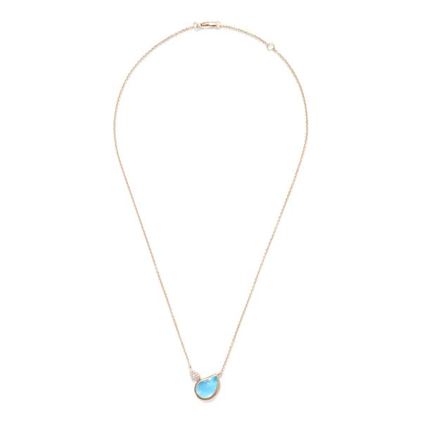 Tamara Comolli SIGNATURE Halskette 2 Drops (Ref: N-Sig-2Dr-ToSw-p-rg)
