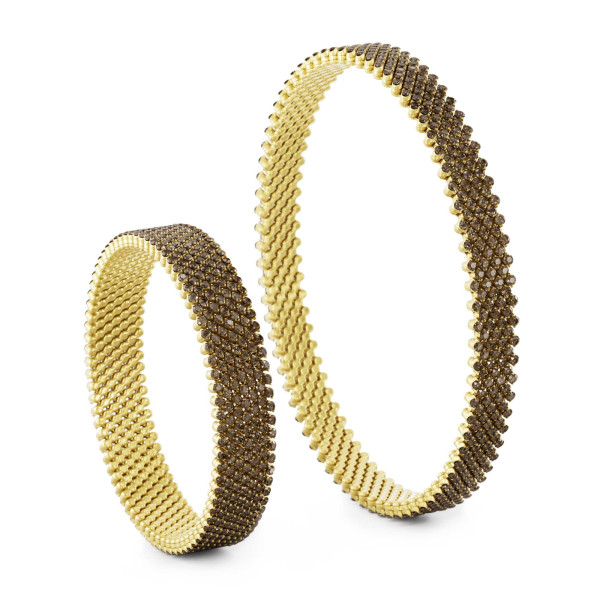 Serafino Consoli Brevetto Multi-Size Armband (Ref: BB 7F2 YG BRD)