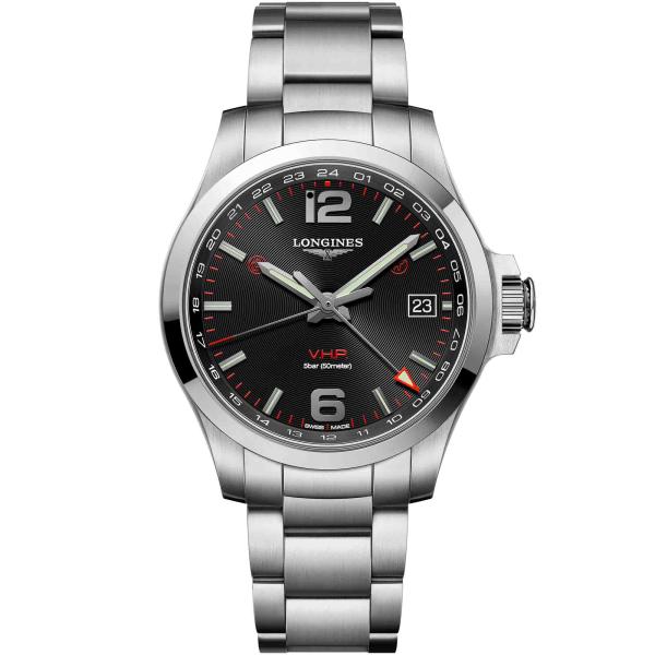 Longines Conquest V.H.P. GMT (Ref: L3.718.4.56.6)