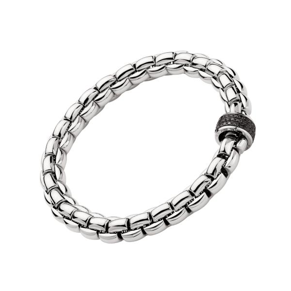 FOPE Eka Flex'it Armband mit schwarzen Diamanten (Ref: 60411BX_PN_B_X1X_0XS)
