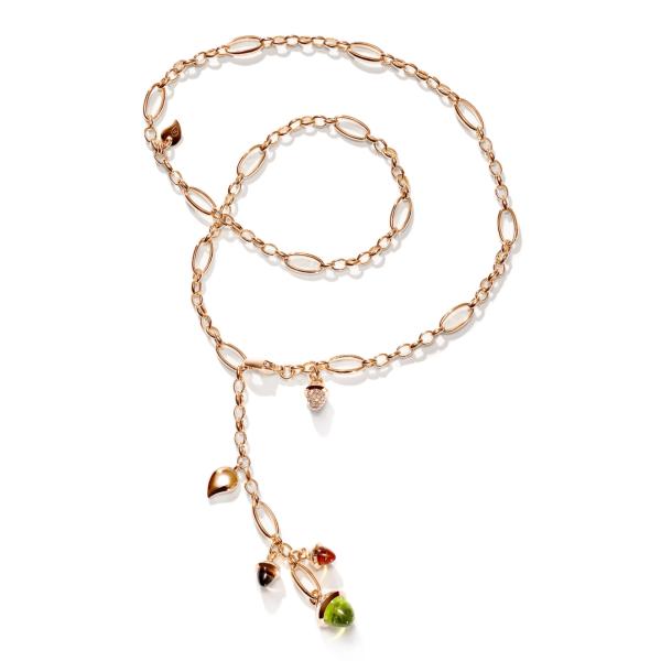 Tamara Comolli MIKADO Halskette Delicate 'INDIAn Summer'  (Ref: N-M-Del51-IS-pD-rg)