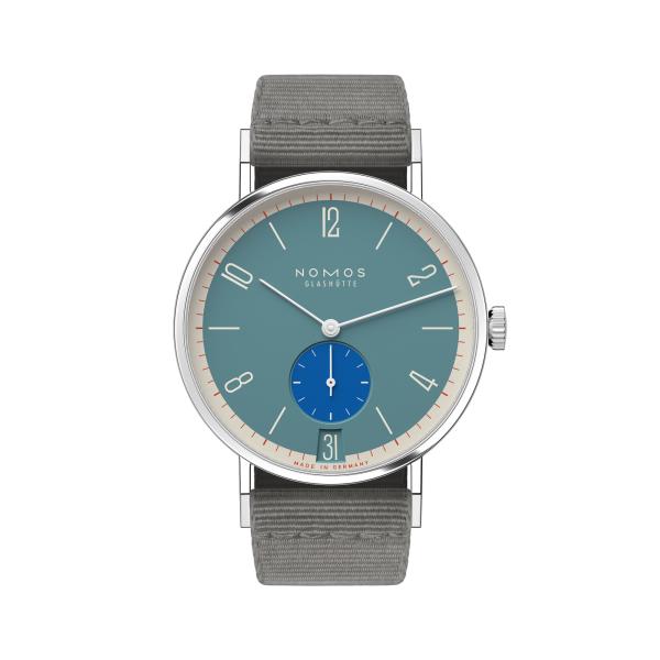 NOMOS Glashütte Tangente 38 Datum Super Sardine  (Ref: 179.S16)