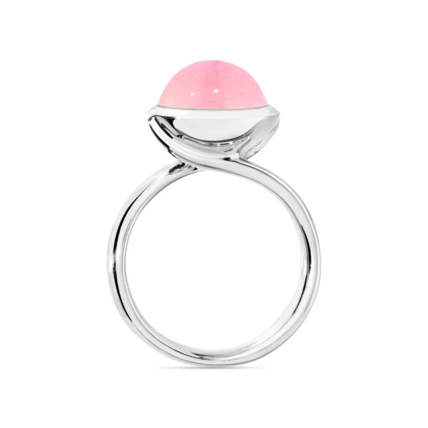 Tamara Comolli BOUTON Ring large pinker Chalcedon (Ref: R-BOU-l-ChPi-wg)