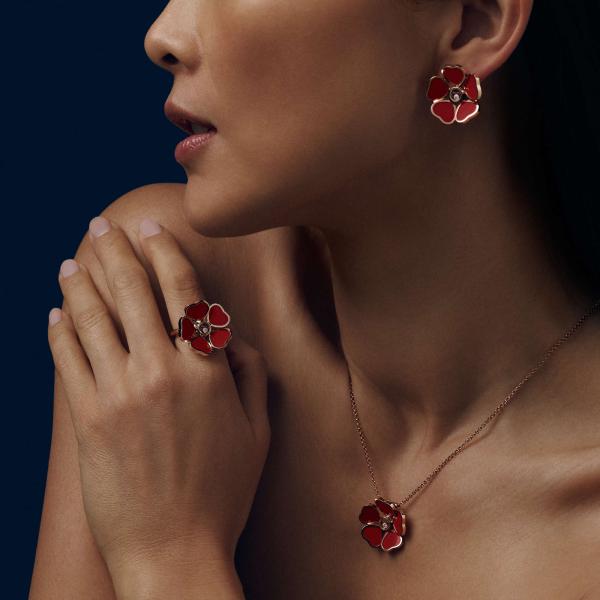 Chopard Happy Hearts Flowers Ohrringe (Ref: 84A085-5811)