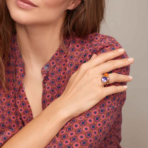 Tamara Comolli BOUTON Ring Small (Ref: R-BOU-s-Carn-rg)