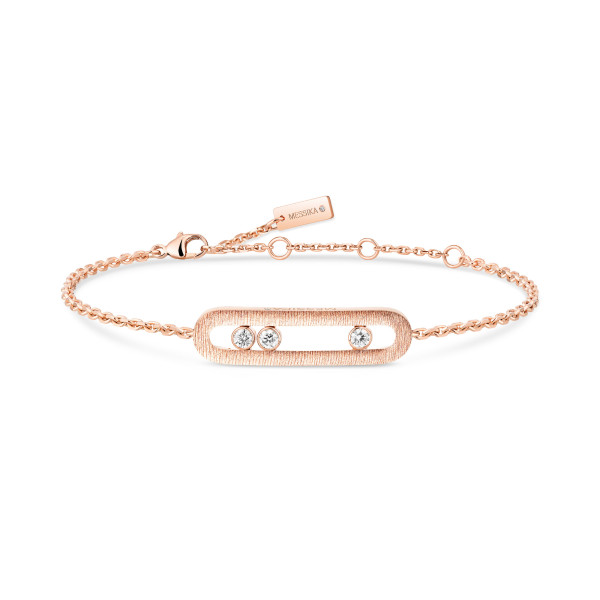 Messika Move Classique Ciselé Armband (Ref: 14586-PG)