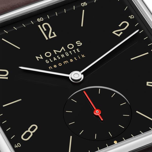 NOMOS Glashütte Tetra Neomatik Black – 175 Years Watchmaking Glashütte (Ref: 421.S4)